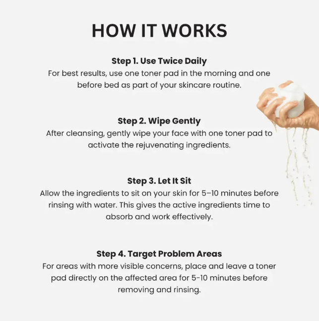 JIYU Premium Korean Toner Pads